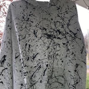 Splatter painted $W hoodie